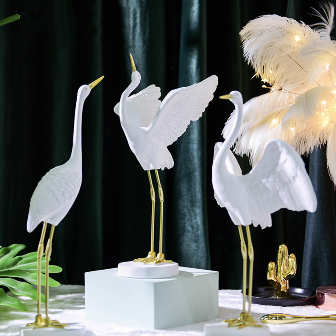 White Bird Showpiece Nestasia