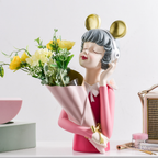 Musical Girl Showpiece Vase Nestasia