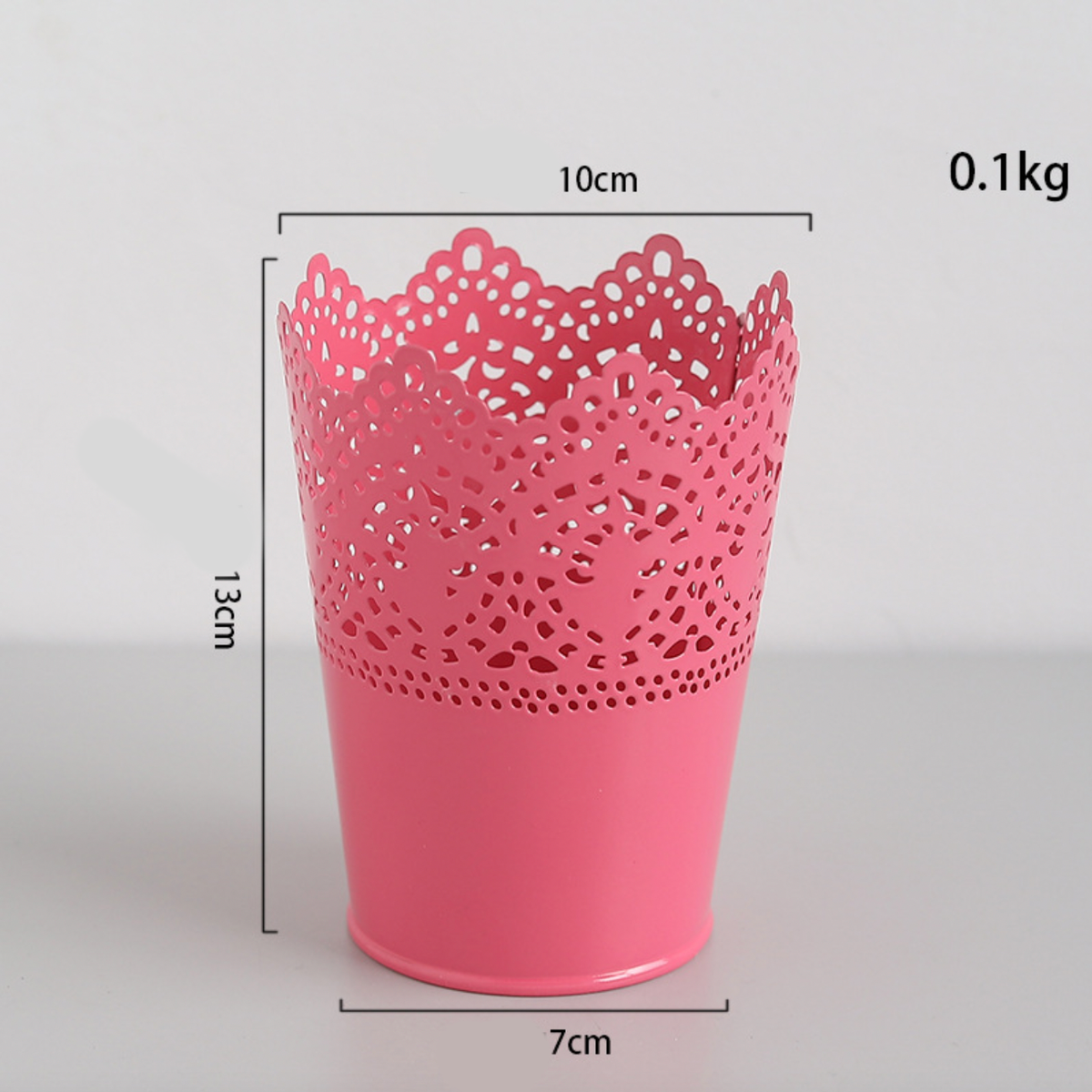 Decorative Metal Lace Design Planter Basket Nestasia