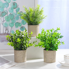 Pot With Faux Flowers Nestasia