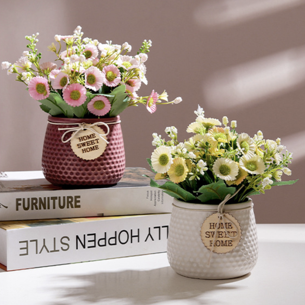 Textured Flower Pot Nestasia