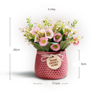 Textured Flower Pot Nestasia