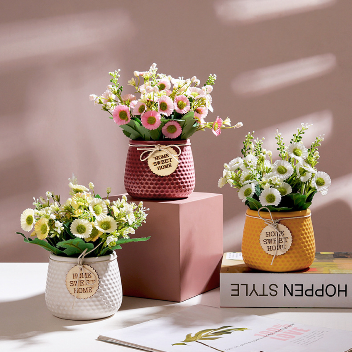 Textured Flower Pot Nestasia