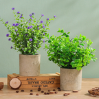 Pot With Faux Flowers Nestasia