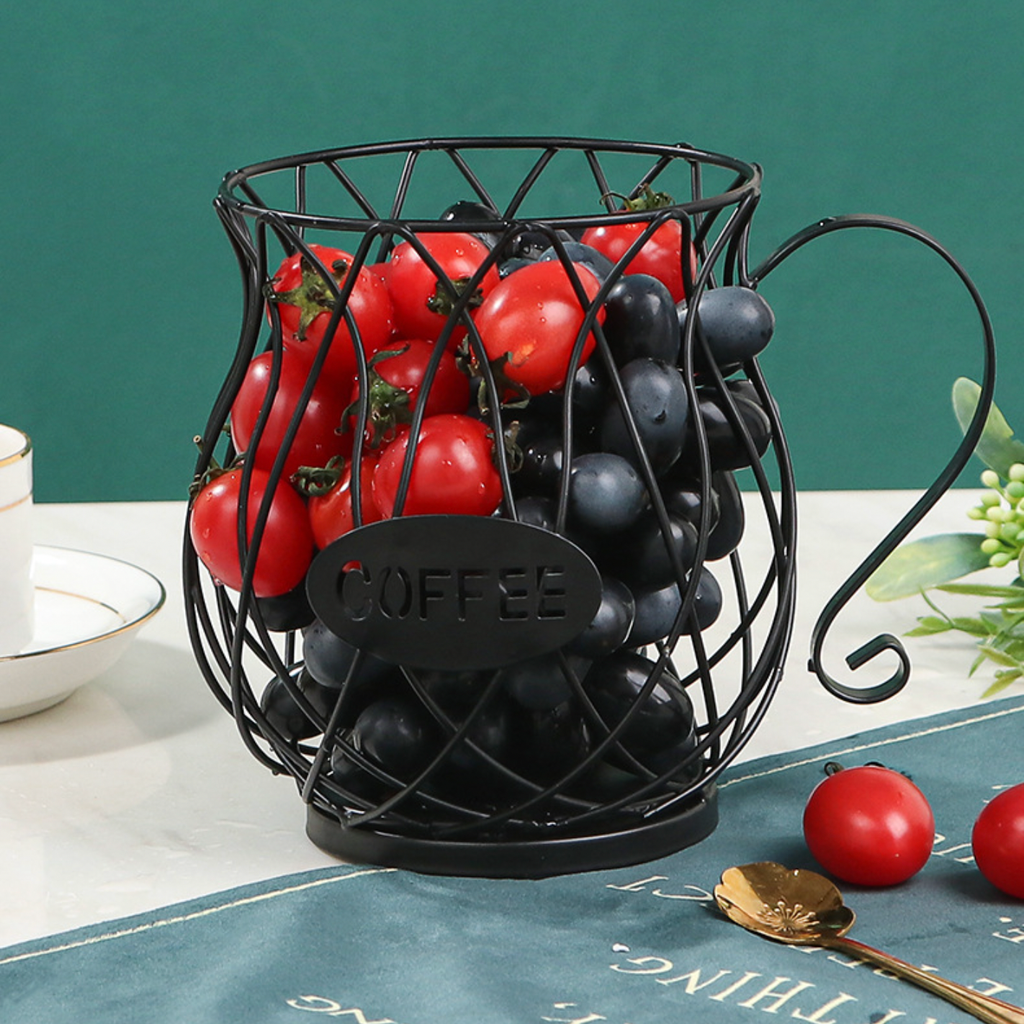 Snacks Basket - Black Nestasia