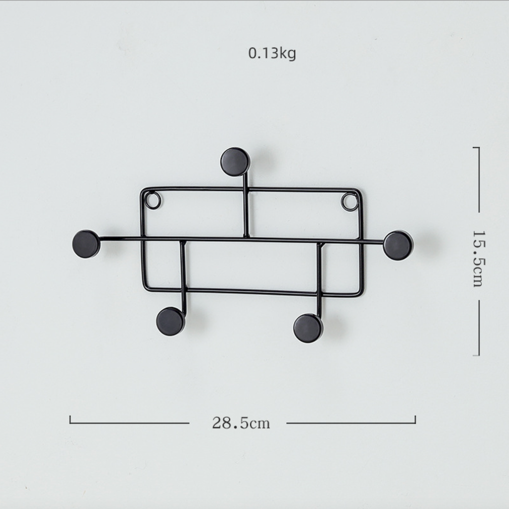 Black Wall Hook - Small Nestasia