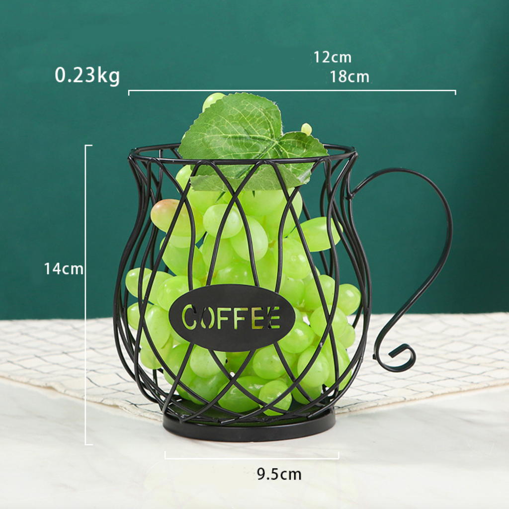 Snacks Basket - Black Nestasia