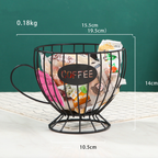 Snacks Basket - Black Nestasia