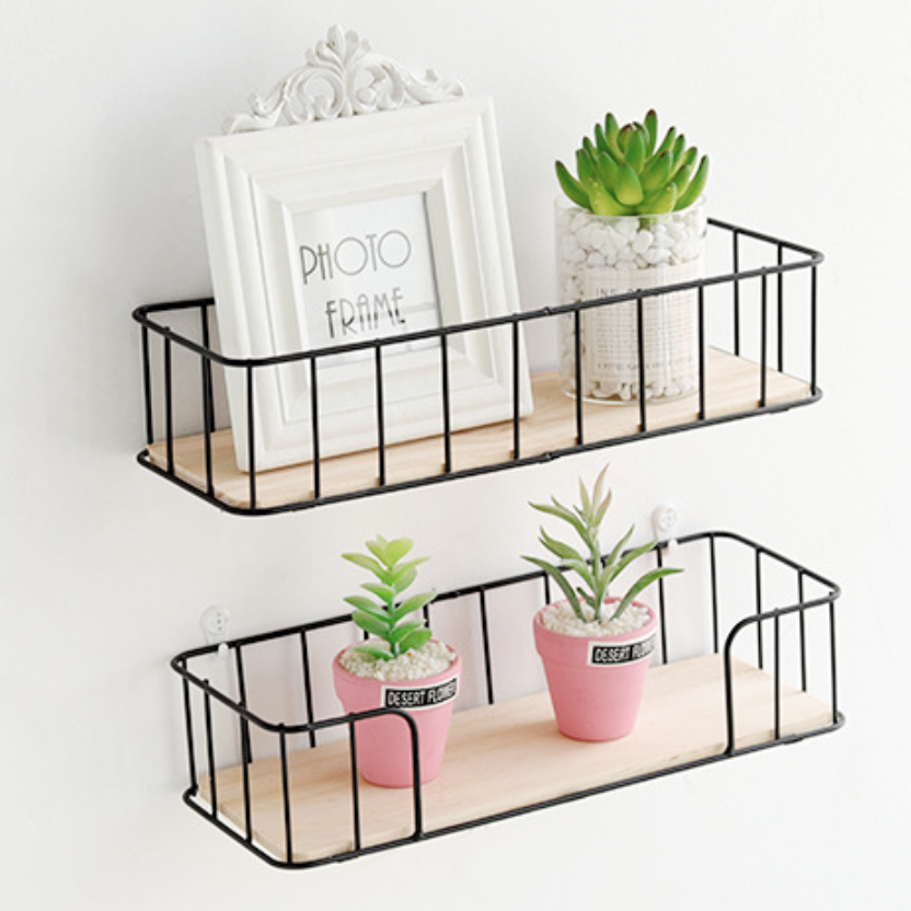 Floating Wall Shelf - Black Nestasia