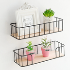 Floating Wall Shelf - Black Nestasia