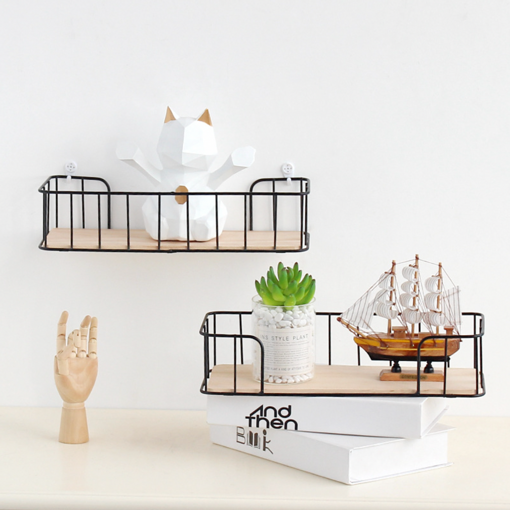 Floating Wall Shelf - Black Nestasia