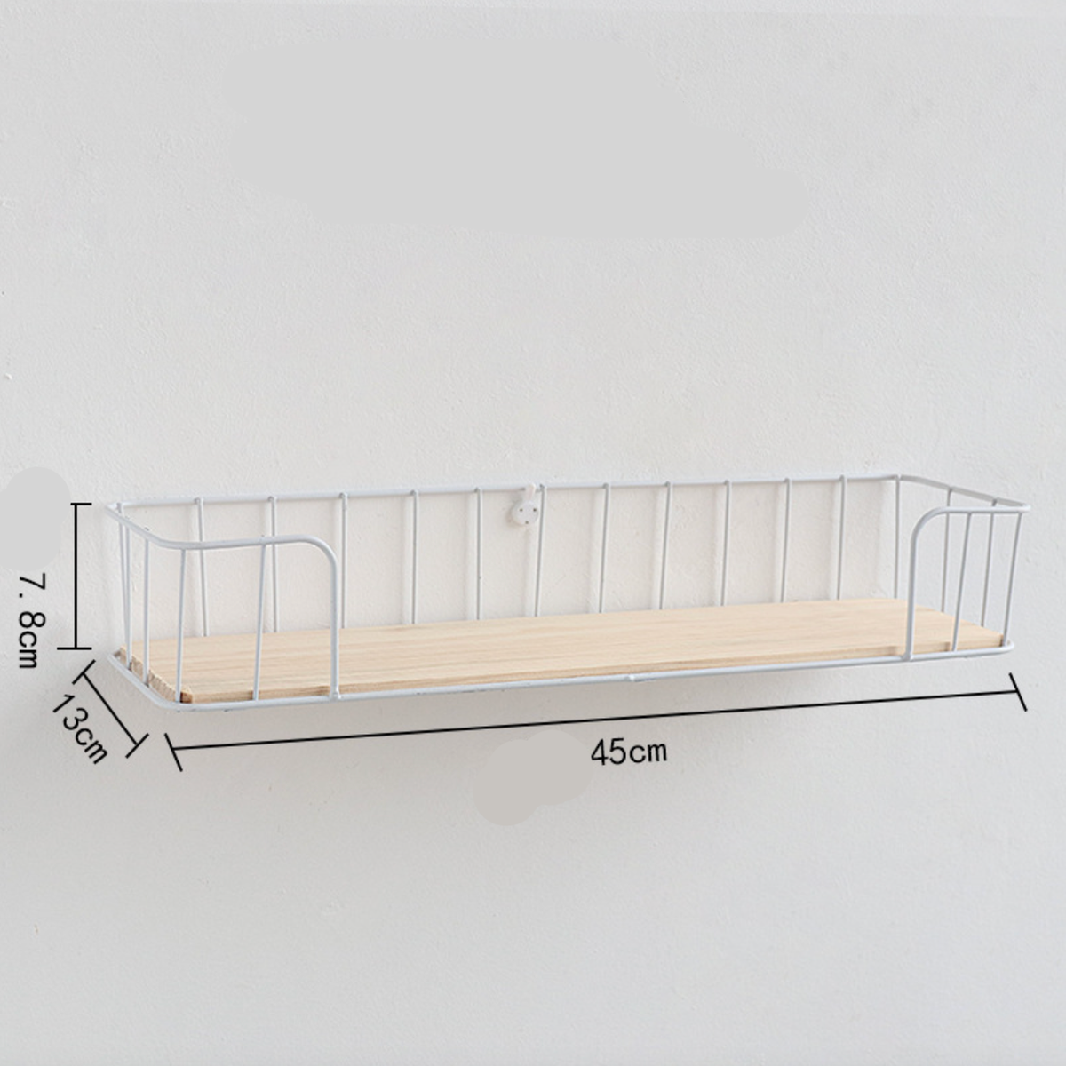 Wall Bookshelf - White Nestasia