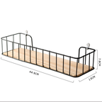 Wall Bookshelf - Black Nestasia
