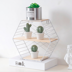 Hexagon Shelf For Wall Nestasia