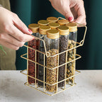 Metal Stand with Mini Jar Nestasia