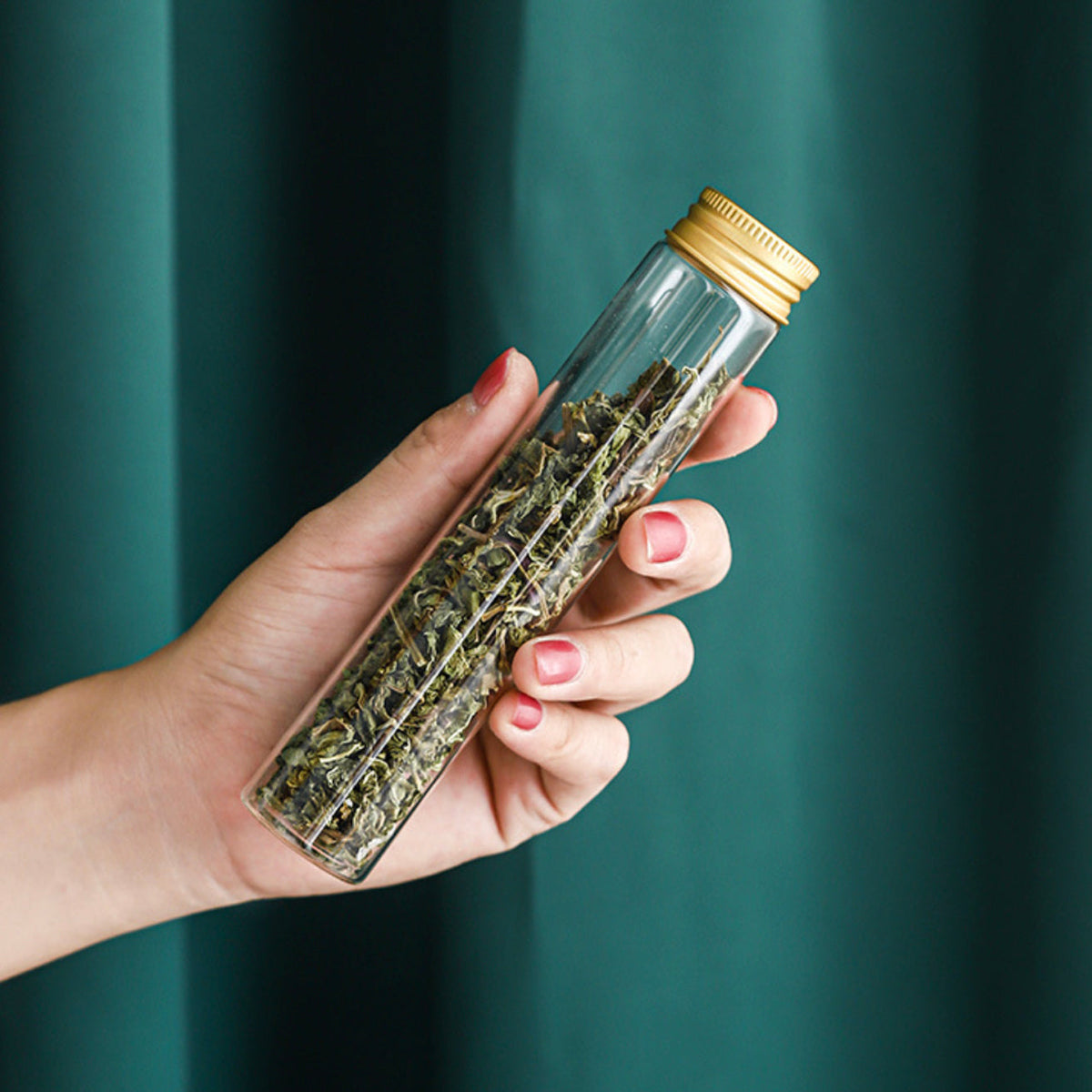 Metal Stand with Mini Jar Nestasia