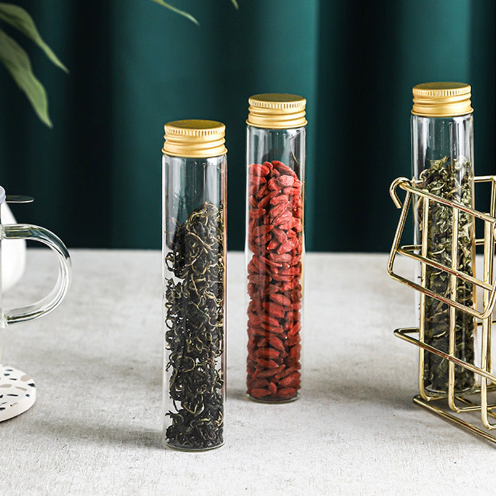 Metal Stand with Mini Jar Nestasia