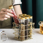 Metal Stand with Mini Jar Nestasia