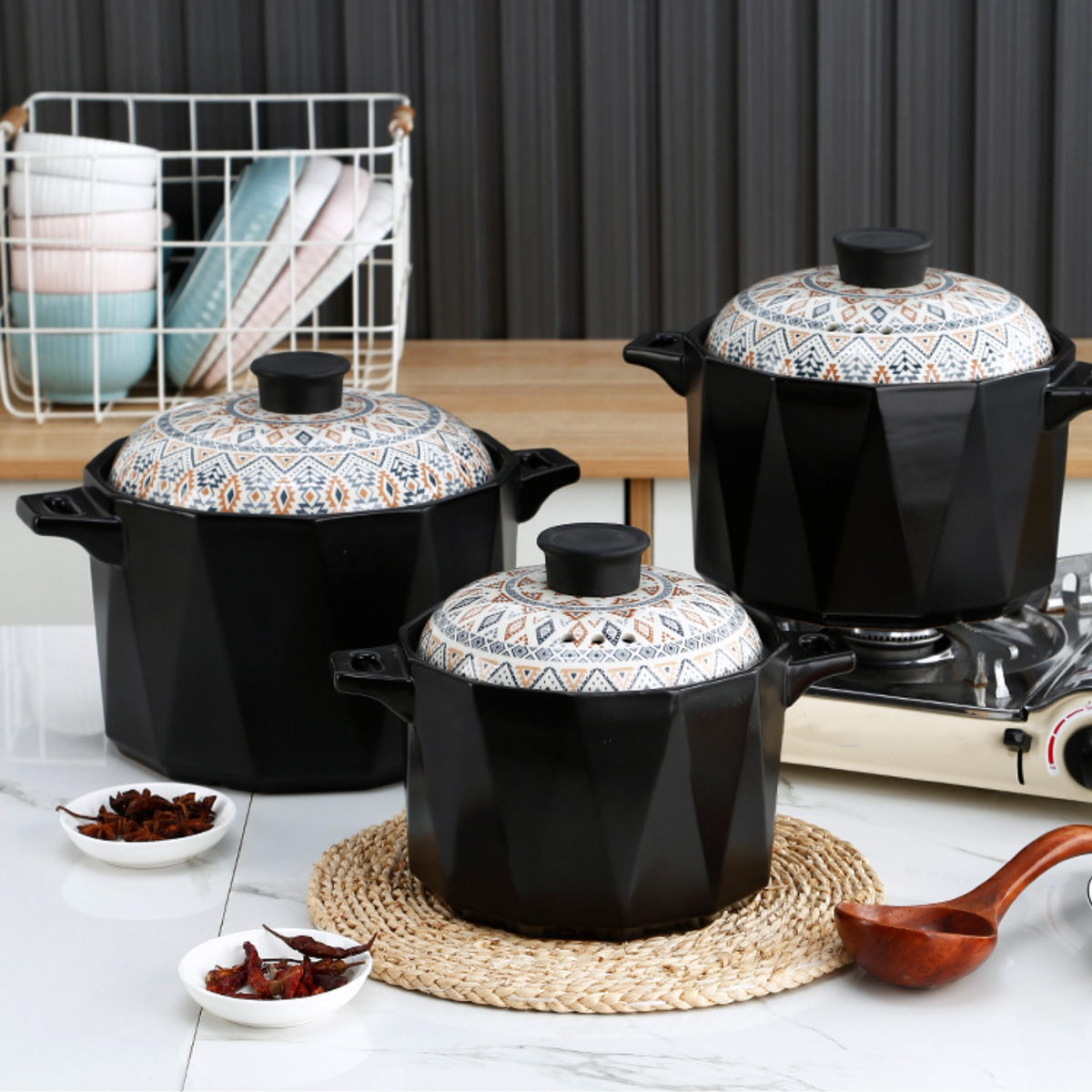 Bohemia Cookware with Lid Medium Nestasia