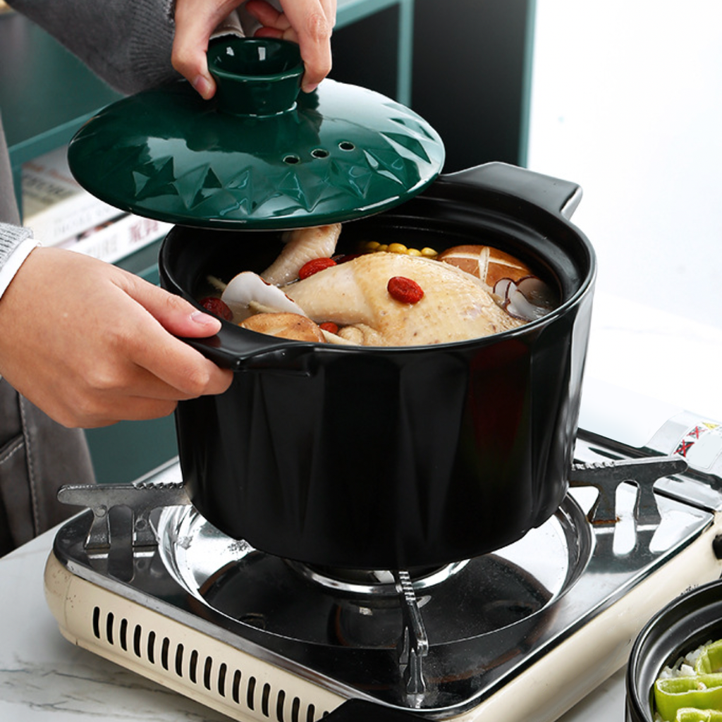 Two in one Ceramic Cookware with Lid Nestasia