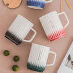 Ceramic Mug with Lid and Spoon Nestasia