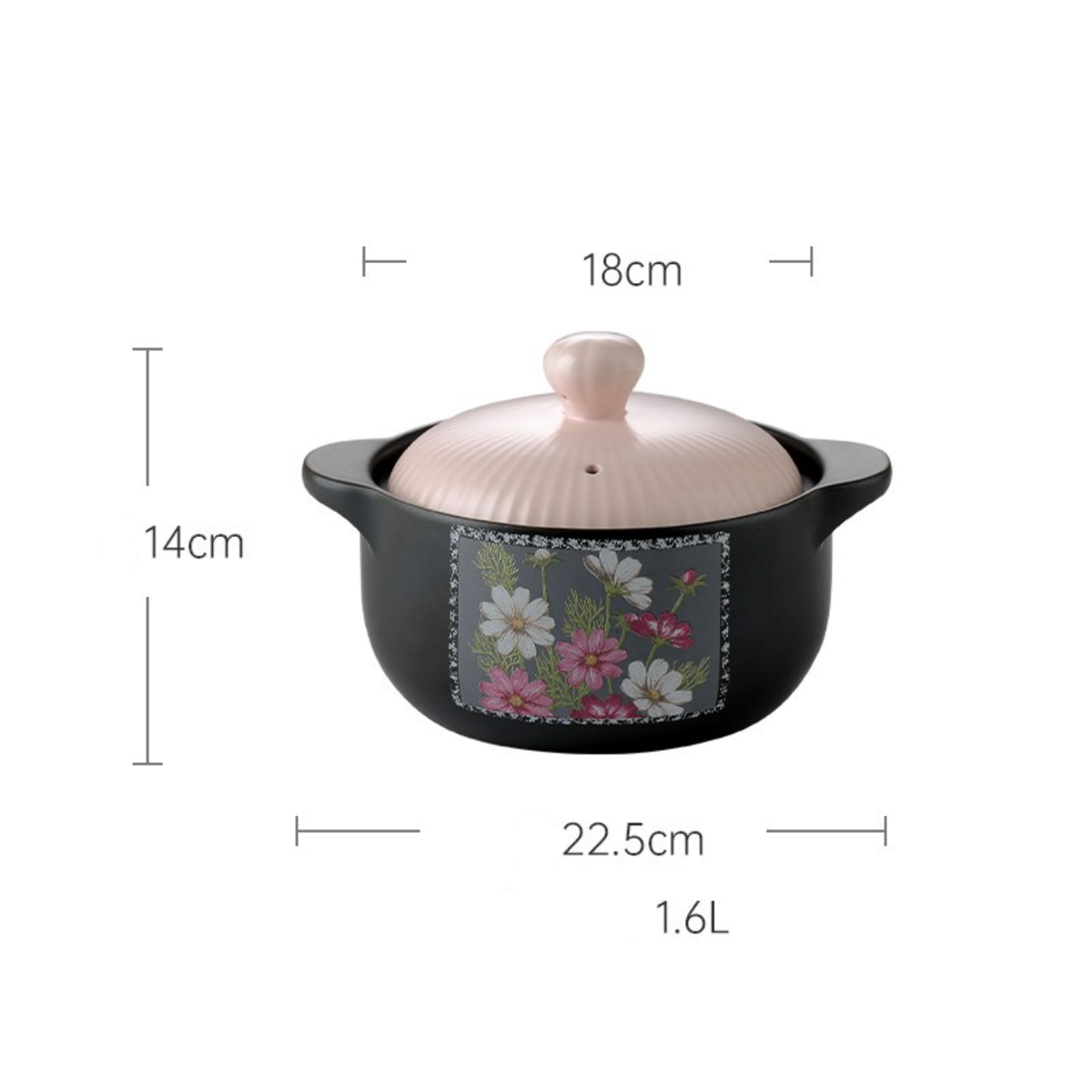 Ceramic Casserole Pot Small Nestasia