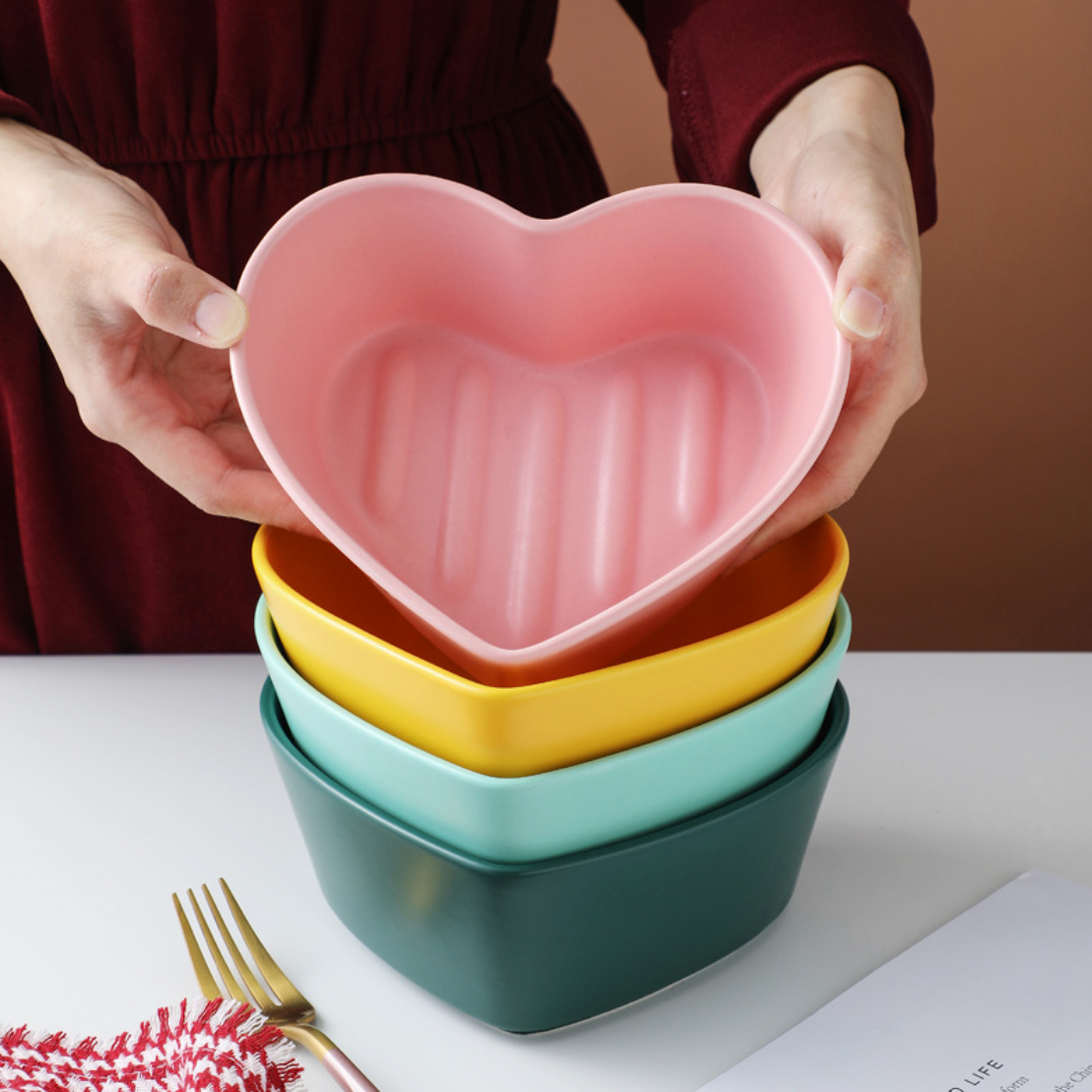 Heart Bowl 600 ml Nestasia
