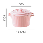 Pink Spice Jar Set With Tray Nestasia