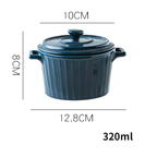 Blue Spice Jar Set With Tray Nestasia