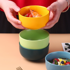 Ceramic Bowl For Chips Set of 2 Nestasia