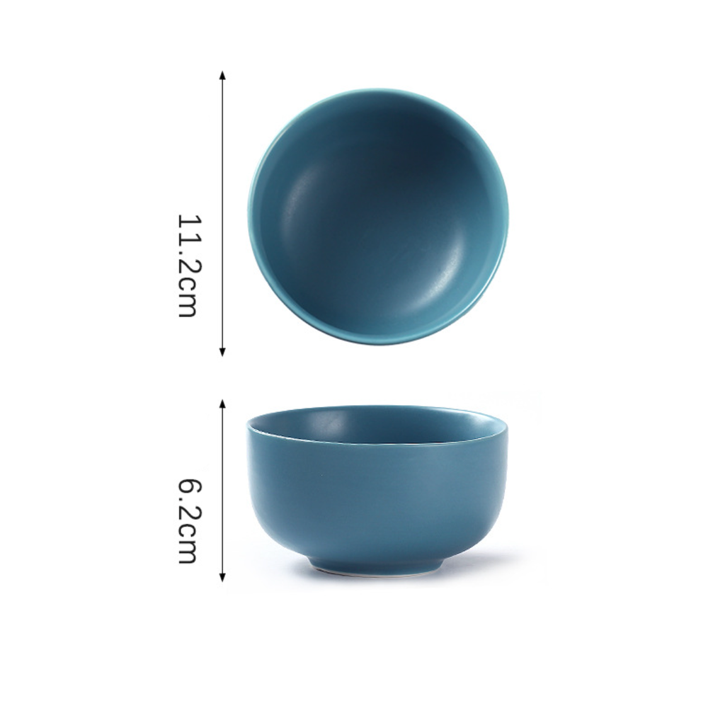 Ceramic Bowl For Chips Set of 2 Nestasia