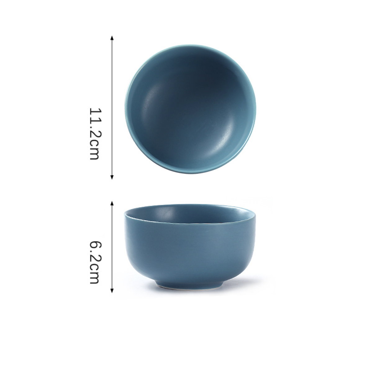 Ceramic Bowl For Chips Set of 2 Nestasia
