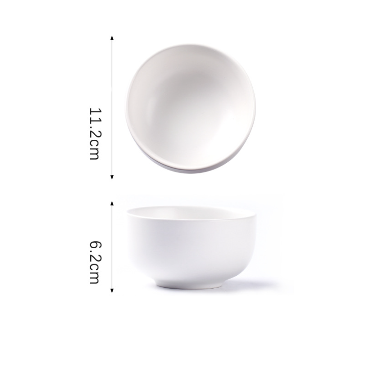 Ceramic Bowl For Chips Set of 2 Nestasia