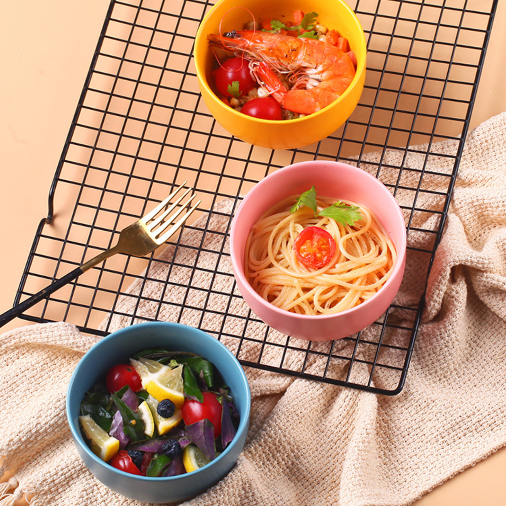Ceramic Bowl For Chips Set of 2 Nestasia