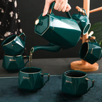 Contemporary Tea Set Green Nestasia