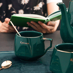 Contemporary Tea Set Green Nestasia