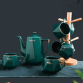 Contemporary Tea Set Green Nestasia