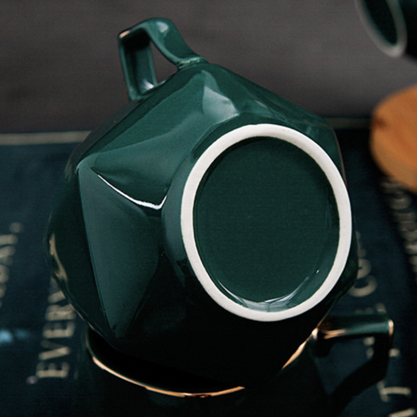 Contemporary Tea Set Green Nestasia