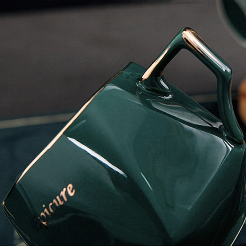 Contemporary Tea Set Green Nestasia