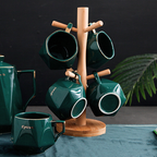 Contemporary Tea Set Green Nestasia