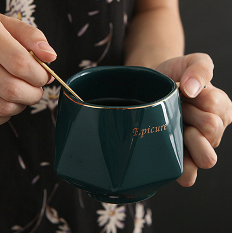 Contemporary Tea Set Green Nestasia