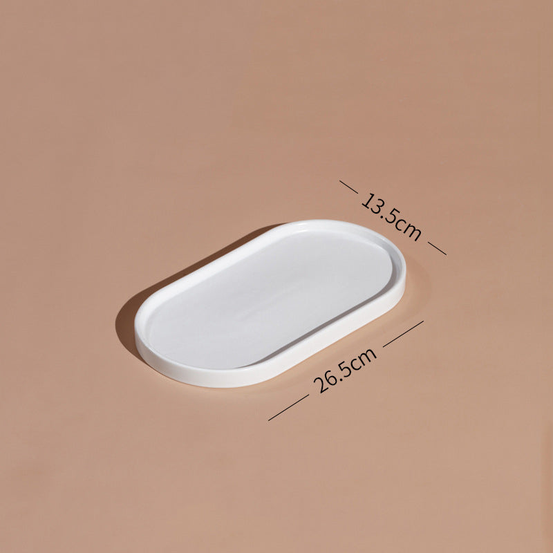 White Trinket Plate Nestasia