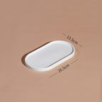White Trinket Plate Nestasia
