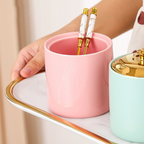 Pink Ceramic Container Nestasia