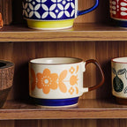 Orange Print Cup Nestasia