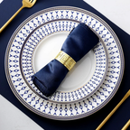 Blue And White Dinner Plate Nestasia