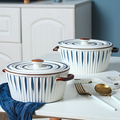 Capri Microwave Safe Ceramic Pot Nestasia