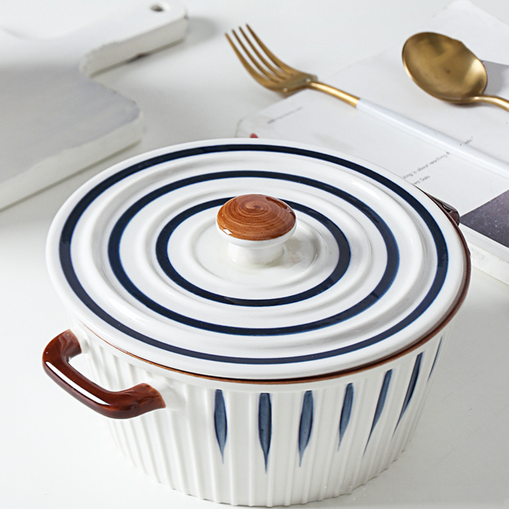 Capri Microwave Safe Ceramic Pot Nestasia