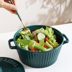 Striped Cooking Pot with Lid Nestasia