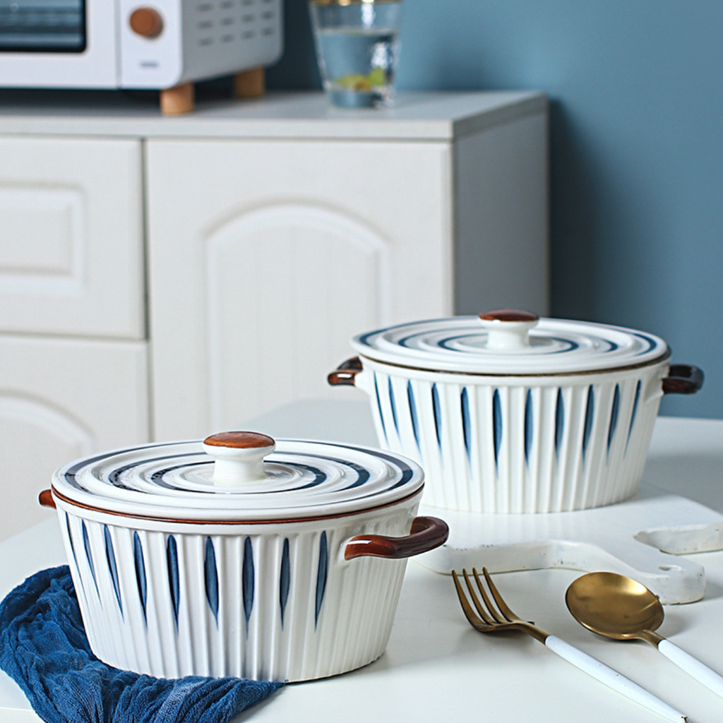 Capri Microwave Safe Ceramic Pot Nestasia